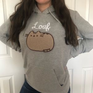 Pusheen! Gray “Loaf” Sweatshirt